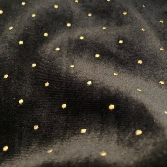 Velour Flare Teen pants size 13-14 Black polka dot detail brand New M&S - Picture 3 of 3